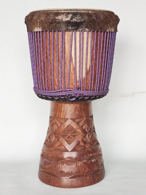 Djembe della Guinea in legno di balafon (gueni) - Djembe qualità superiore