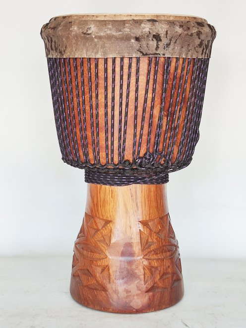Djembe della Guinea in legno di balafon (gueni) - Djembe qualità superiore