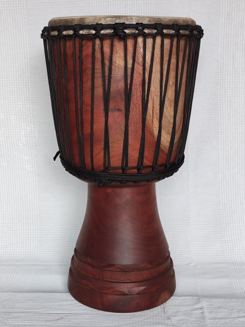 Djembe in vendita - Grande tamburo djembe del Mali in mogano