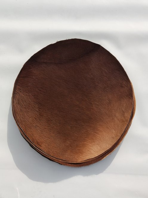 Pelle di cavallo molto sottile con peli per tamburo djembe