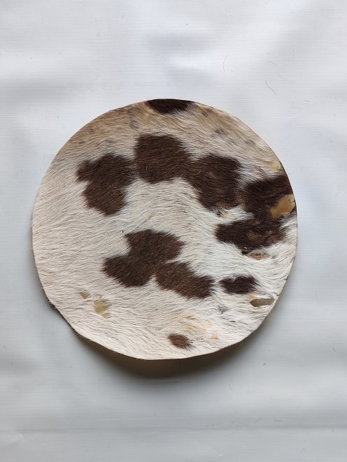 Piccola pelle di vitello o pelle di mucca sottile para tamburo djembe percussione