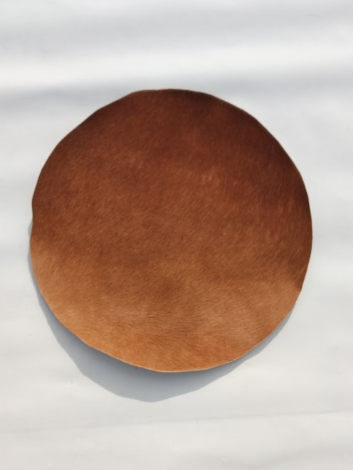 Pelle di cavallo spessa con peli per tamburo djembe