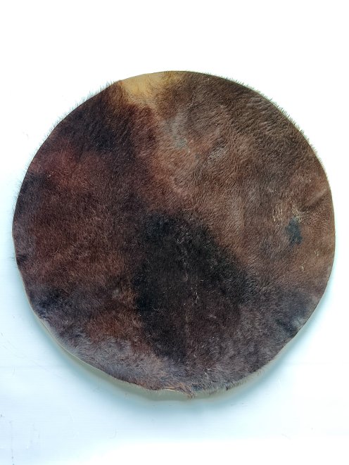 Pelle di cavallo grande molto sottile con peli per tamburo djembe
