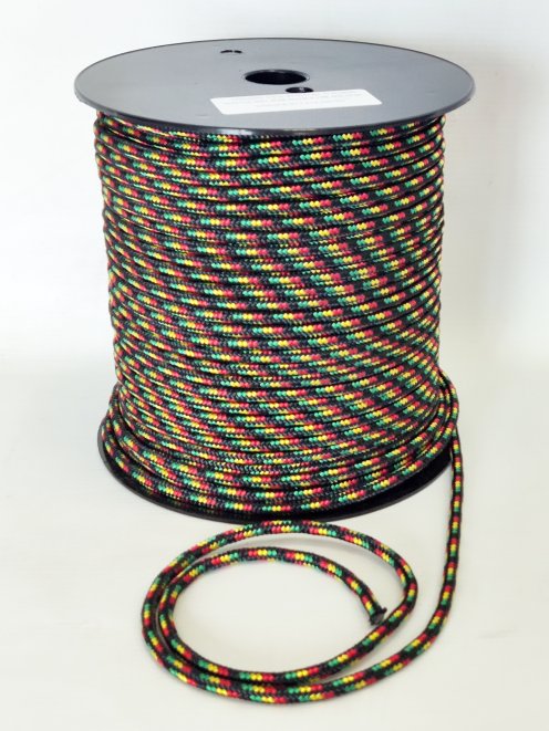 Corda PES djembe 5 mm Nero / Panafrica 100 m