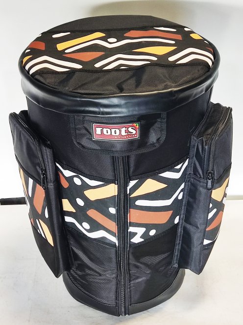 Borsa per djembe Roots Percussions qualità premium Bogolan