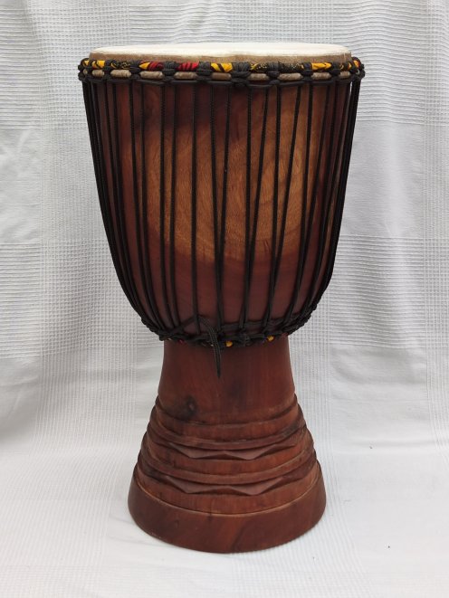 Djembe in vendita - Grande tamburo djembe del Mali in mogano