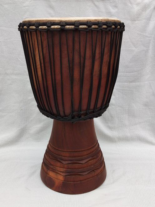Djembe in vendita - Grande tamburo djembe del Mali in mogano
