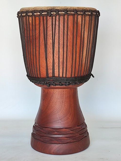 Djembe in vendita - Grande tamburo djembe del Mali in mogano