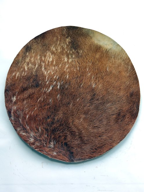 Pelle di cavallo grande molto sottile con peli per tamburo djembe