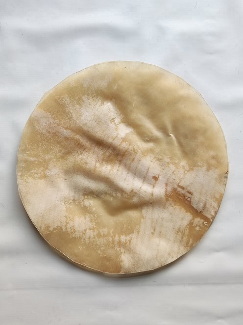 Grande pelle di vitello o pelle di mucca sottile sensaa peli para tamburo djembe percussione