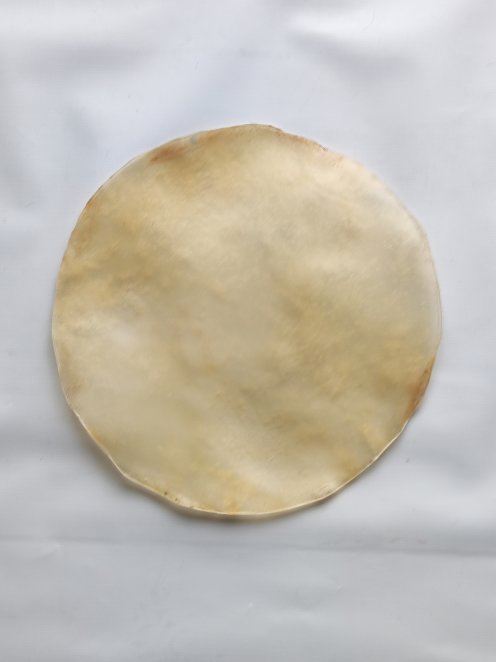 Piccola pelle di manzo, pelle di bufalo, pelle di toro o pelle di mucca spessa sensa peli para tamburo djembe percussione