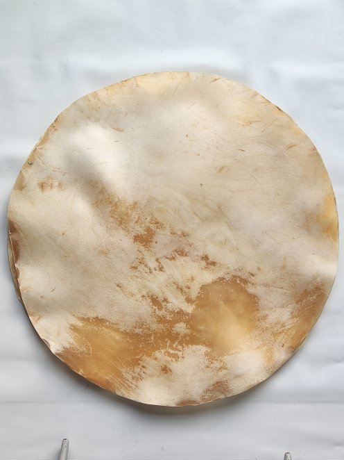 Molto grande pelle di mucca sensa peli para tamburo djembe percussione