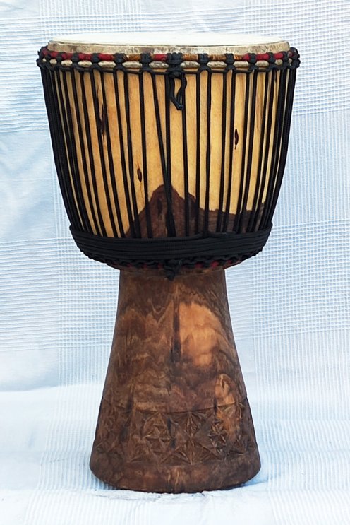 Djembe in vendita - Grande tamburo djembe del Mali in roseewood