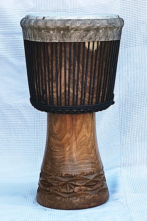 Djembe della Guinea in legno di balafon (gueni) - Djembe qualità superiore