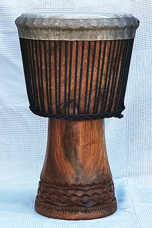 Djembe della Guinea in legno di balafon (gueni) - Djembe qualità superiore