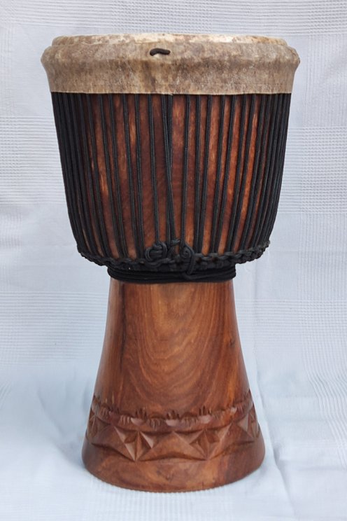 Djembe della Guinea in legno di balafon (gueni) - Djembe qualità superiore