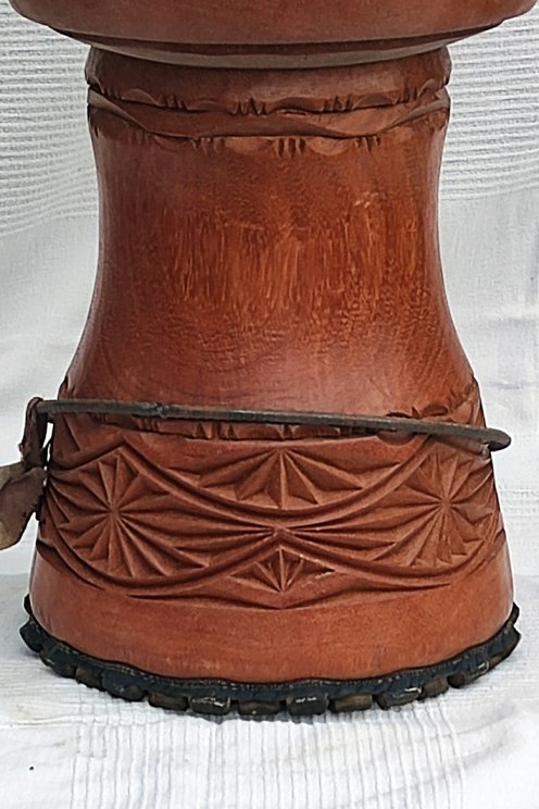 Fusto di djembe della Guinea in lenke - Djembe alta qualità