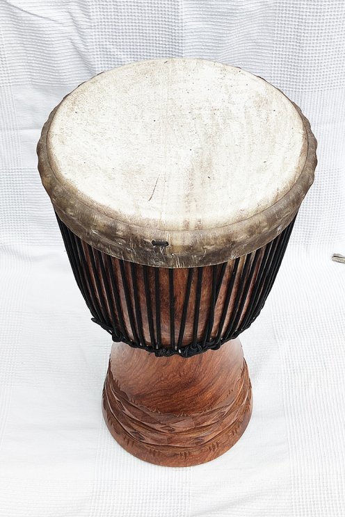 Djembe della Guinea in legno di balafon (gueni) - Djembe qualità superiore