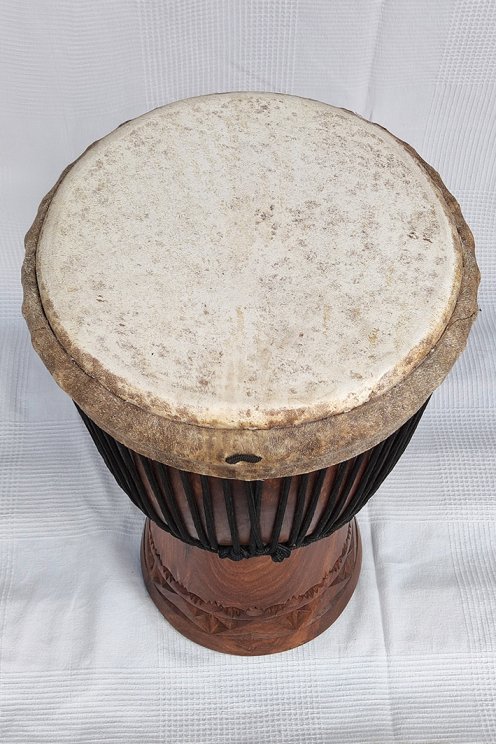 Djembe della Guinea in legno di balafon (gueni) - Djembe qualità superiore