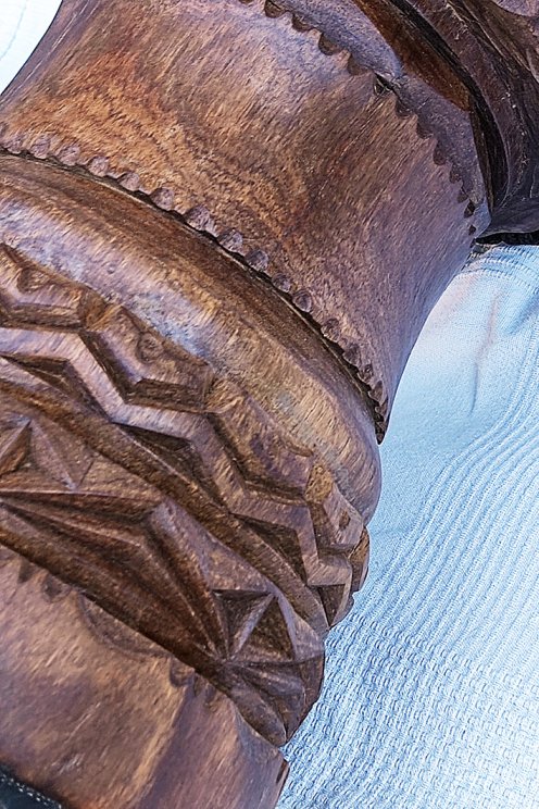 Djembe della Guinea in legno di balafon (gueni) - Djembe di alta qualità