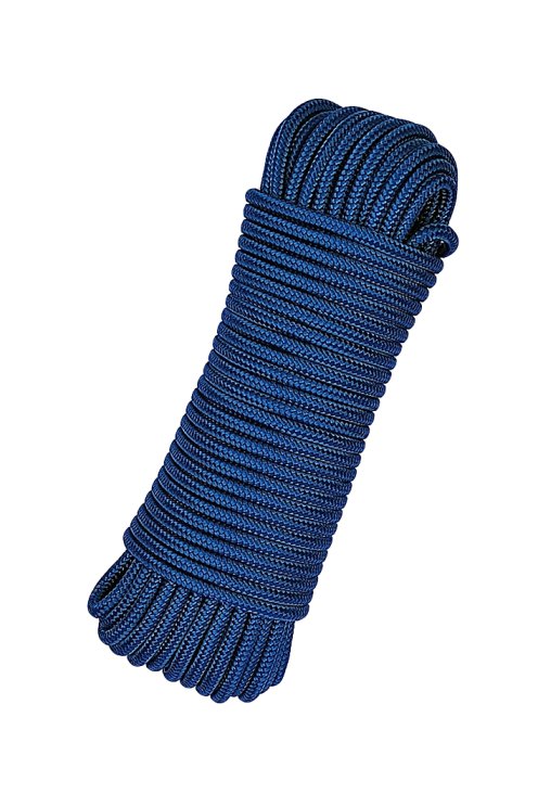 Corda intrecciata con anima Ø5 mm blu reale 20 m - Corda per tamburo djembe