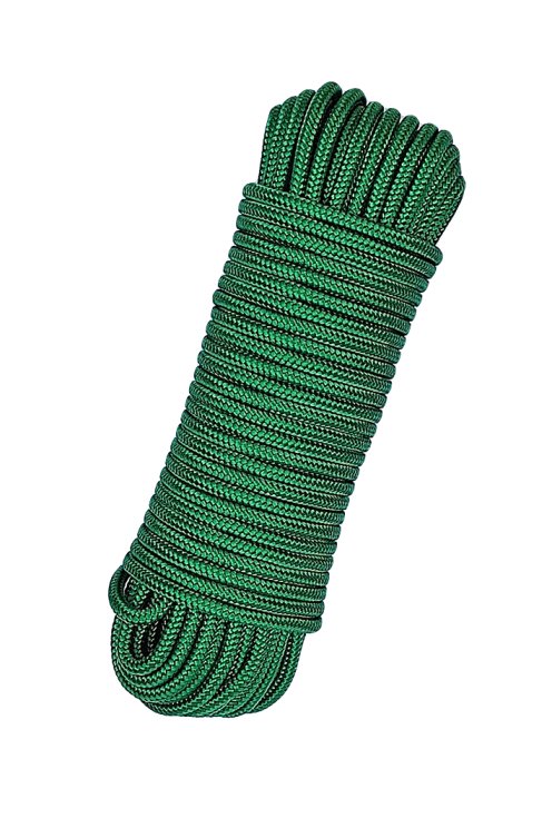Corda intrecciata con anima Ø5 mm verde prato 20 m - Corda per tamburo djembe