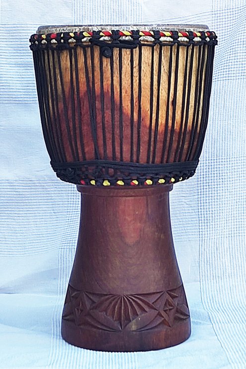 Djembe in vendita - Grande tamburo djembe del Mali in linke