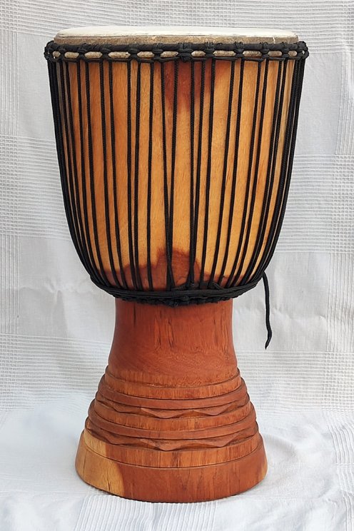 Djembe in vendita - Grande tamburo djembe del Mali in linke
