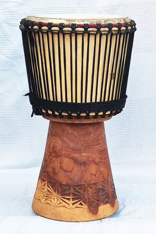 Djembe in vendita - Grande tamburo djembe del Mali in linke