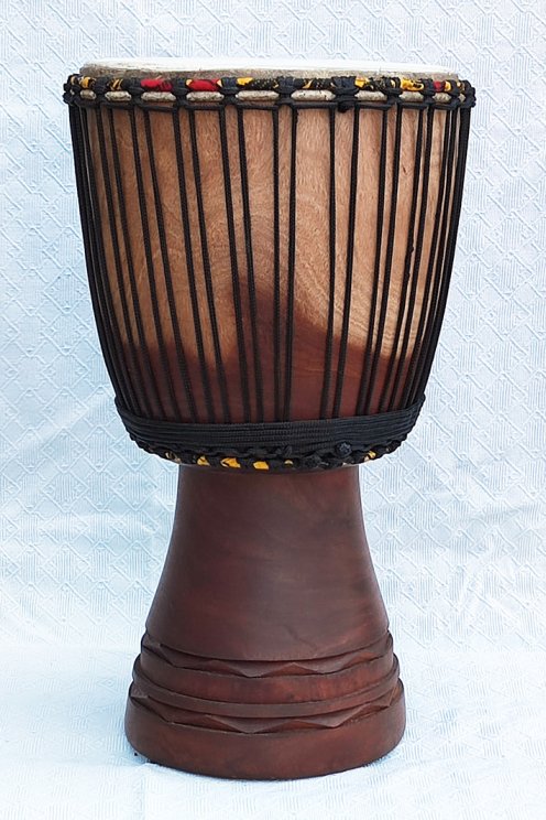Djembe in vendita - Grande tamburo djembe del Mali in mogano