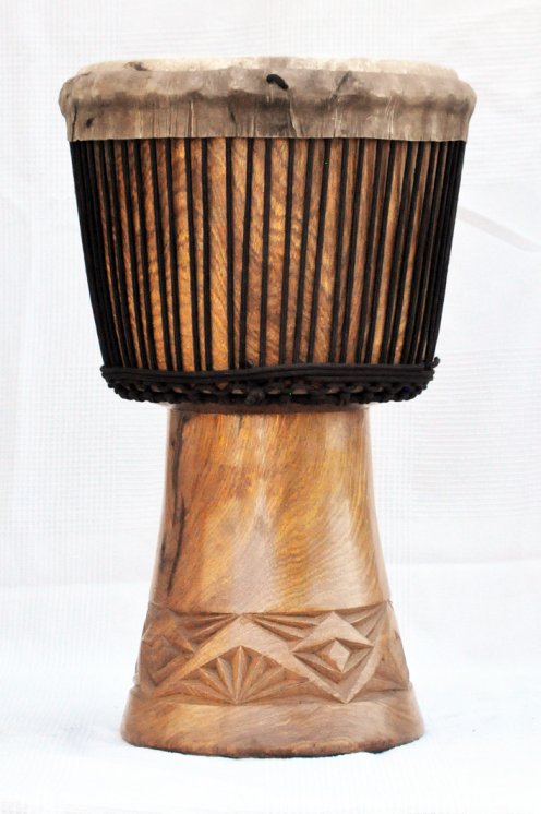 Djembe della Guinea in legno di balafon (gueni) - Djembe qualità superiore