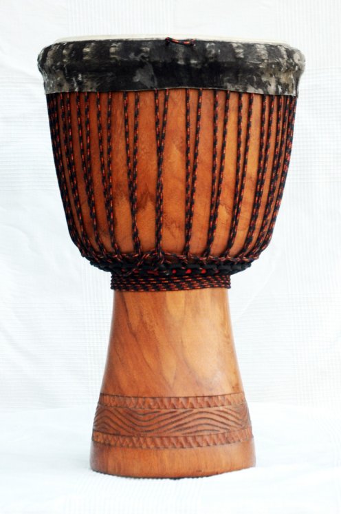 Djembe Premium del Mali - Grande djembe di alta qualità in lenke