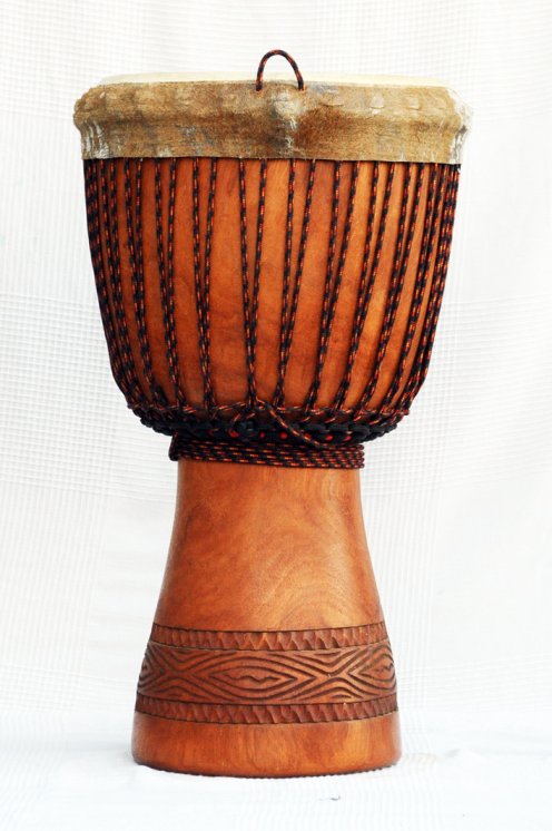 Djembe Premium del Mali - Grande djembe di alta qualità in lenke
