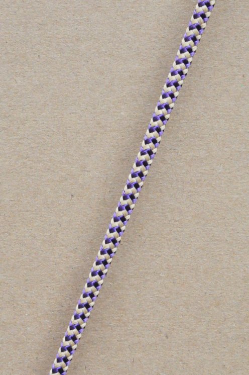 Drizza djembè Ø5 mm (spina di pesce, violetto / beige, 100 m) - Corda per djembe tamburo