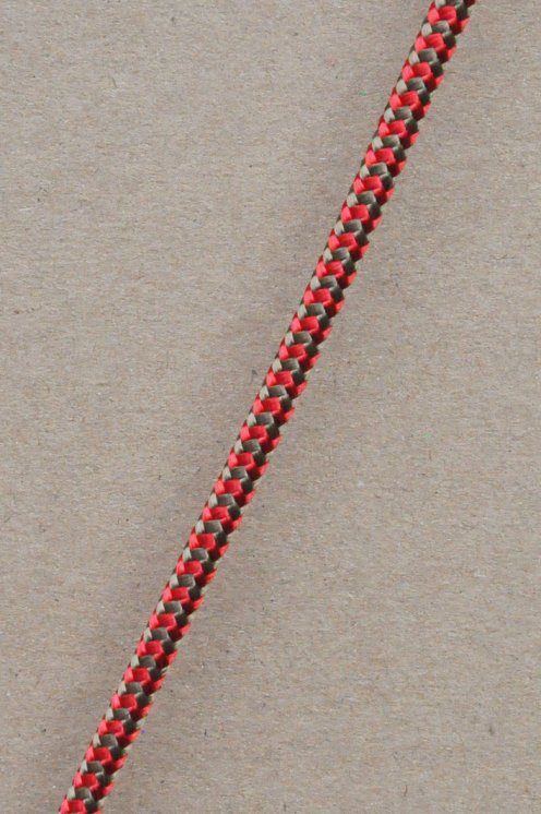 Drizza djembè Ø5 mm (spina di pesce, ottone / rosso, 100 m) - Corda per djembe tamburo