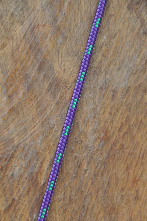 Corda alpina prestirata djembè Ø4 mm viola / verde - Corda para djembe tamburo