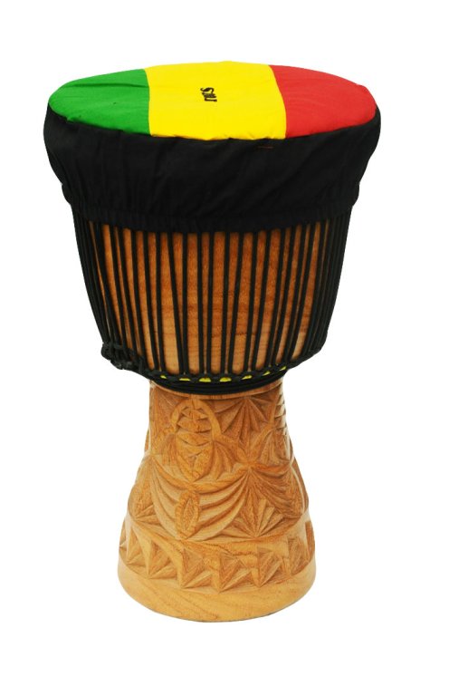 Cappello di protezione per djembe in cotone colorato - Cappello di djembe