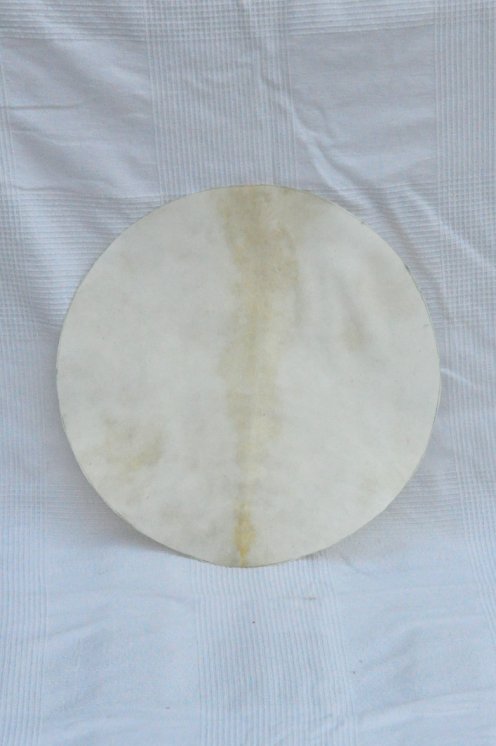 Piccola pelle d'alce rasata spessa per tamburo djembe