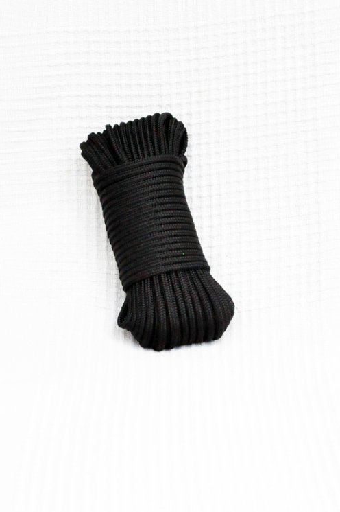 Corda intrecciata Ø4 mm nero per tamburo djembe