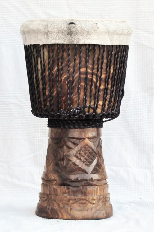 Djembe della Guinea in legno di balafon (gueni) - Djembe qualità superiore
