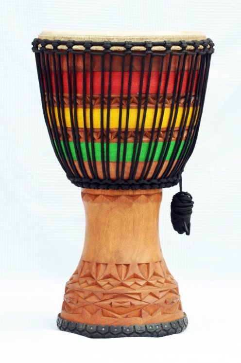 Djembe professionale in vendita - Grande tambor djembe della Guinea in linke