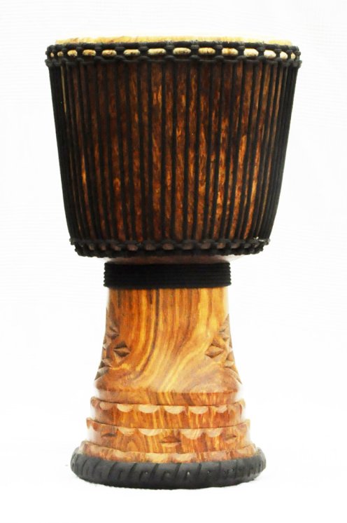 Djembè della Guinea con pelle di mucca - Tamburo djembe alta qualità pelle di manzo, pelle di toro, pelle di vitello
