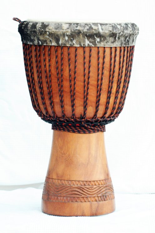 Djembe Premium del Mali - Grande djembe di alta qualità in lenke