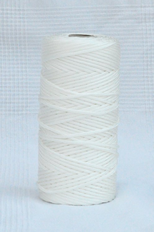 Corda intrecciata Ø4 mm bianca per tamburo djembè - Corda djembe