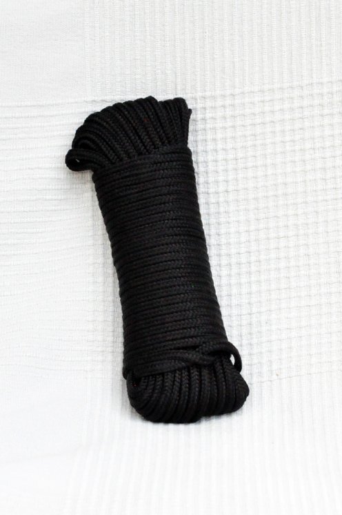 Corda per tamburo djembè cava PA 5 mm Nero 20 m