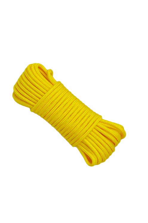 Corda tamburo djembè rinforzata PES 4 mm Giallo girasole 10 m