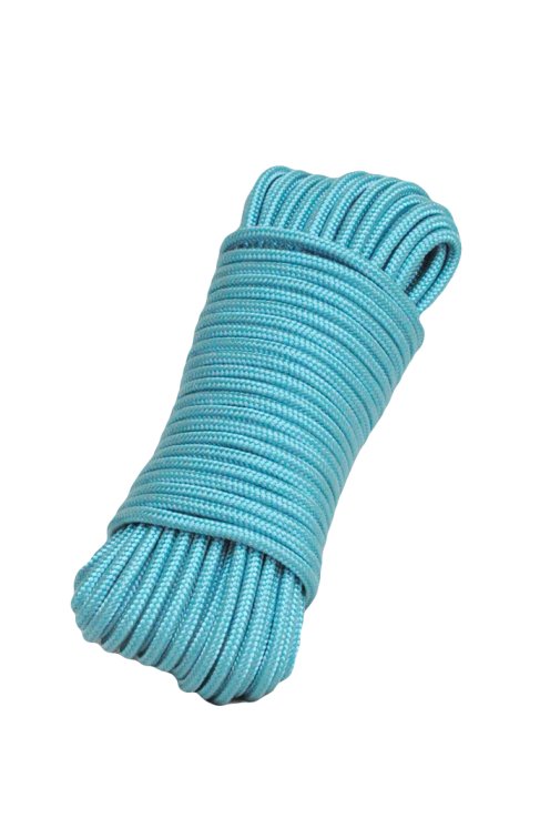 Corda tamburo djembè rinforzata PES 5 mm Blu pastello 20 m