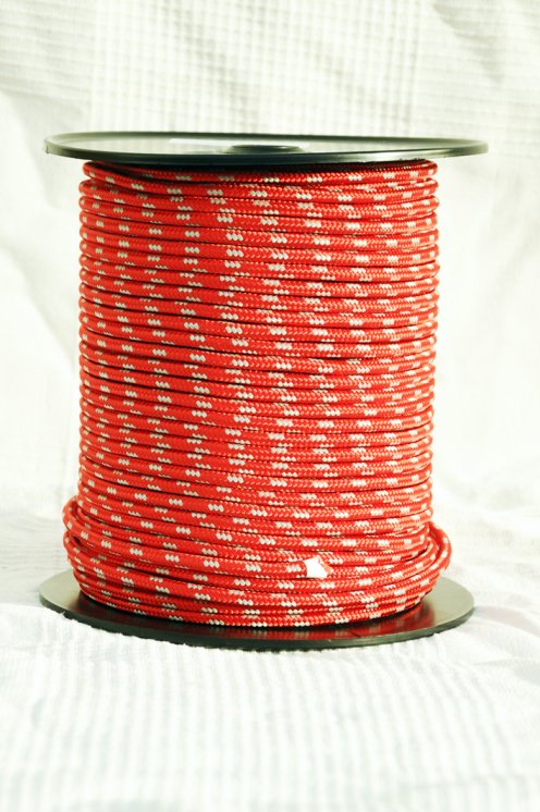 Corda alpina prestirata djembè Ø6 mm rosso / grigio - Corda per djembe tamburo