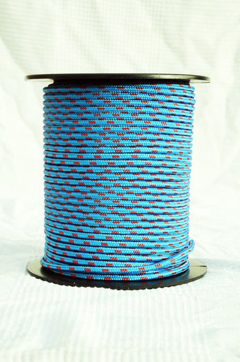 Corda alpina prestirata djembè Ø6 mm blu / rosso - Corda per djembe tamburo