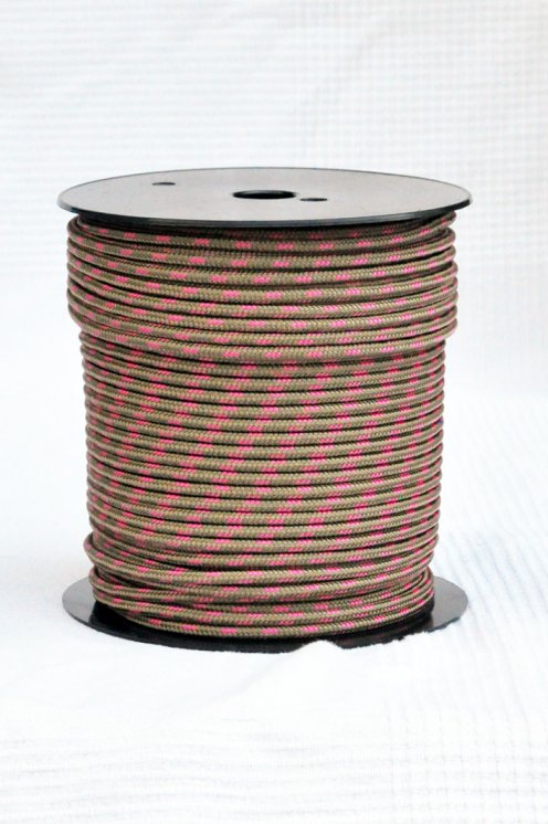 Drizza djembè Ø5 mm (ottone / lampone, 100 m) - Corda per djembe tamburo